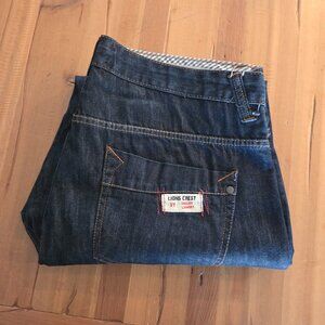 Lions Crest by English Laundry Men's Blue Denim Straight Jeans, 36X32